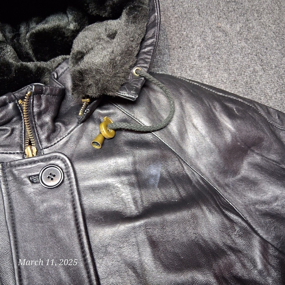 VTG Bromley Northern Glades Soft Leather Jacket Women XL Black W Zip Out Lining - Picture 3 of 8